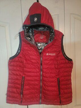 Mercury Marine Elevate Puffer Vest Women’s XL Red Insulated Packable